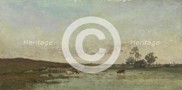 Fen in the Kempen, mid-late 19th century. Creator: Edouard Jules Joseph Huberti.