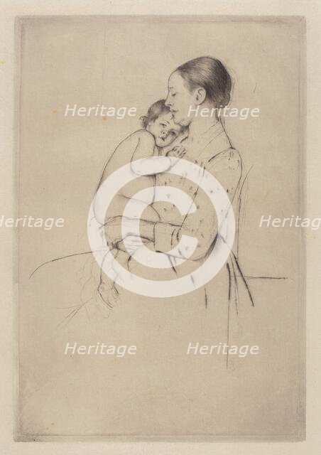 Quietude, c. 1891. Creator: Mary Cassatt.