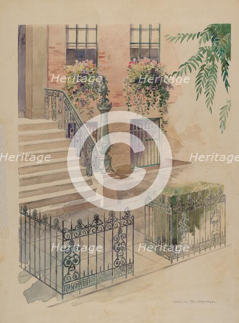 Balcony, 1935/1942. Creator: Gilbert Sackerman.