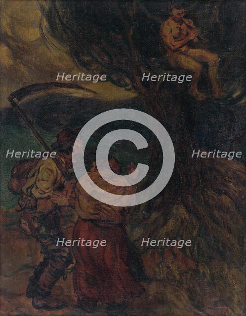 Specter, around 1919. Creator: Gustav Mally.