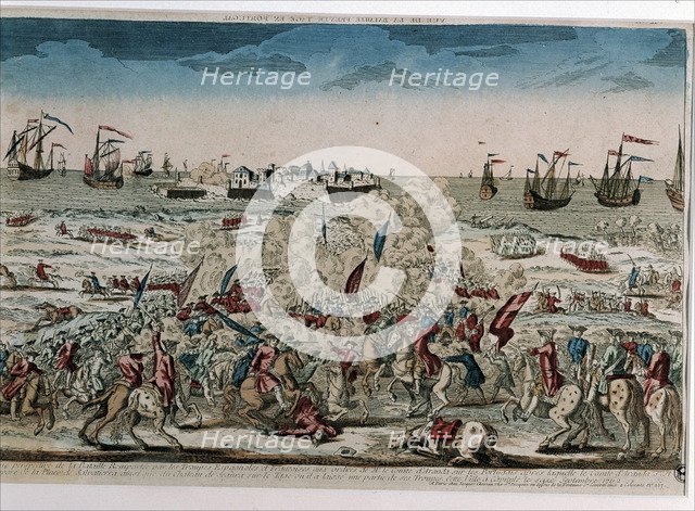 Uprising of Portugal, battle of Remportee, Spanish and French troops commanded by Count of Aranda.