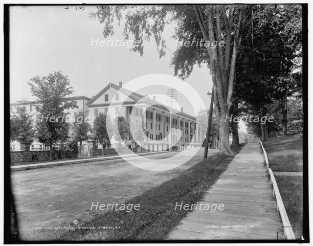 The Earlington, Richfield Springs, N.Y., between 1890 and 1901. Creator: Unknown.