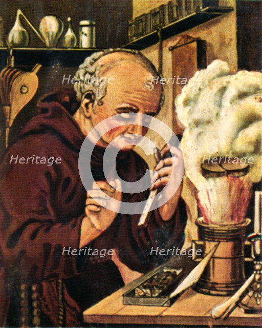 'Berthold Schwarz (im 14. Jahrh)', 1934. Creator: Unknown.