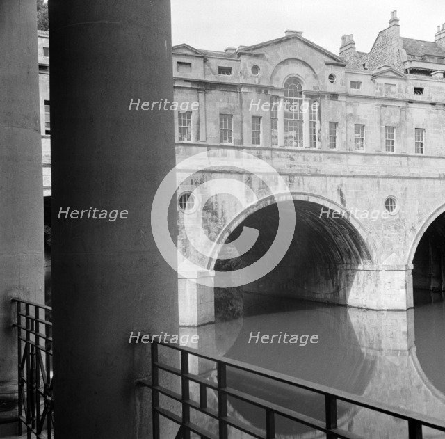 Pulteney Bridge, Bath, 1945. Artist: Eric de Maré