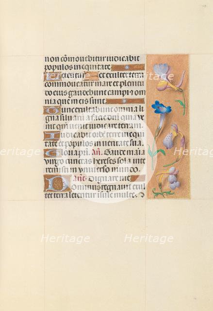 Hours of Queen Isabella the Catholic, Queen of Spain: Fol. 108r, c. 1500. Creator: Master of the First Prayerbook of Maximillian (Flemish, c. 1444-1519); Associates, and.