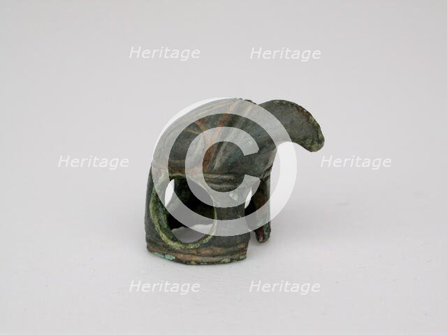 Hawk Head, Geometric Period (800-600 BCE). Creator: Unknown.