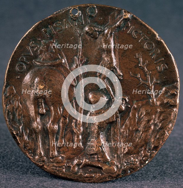 'Medail to the glory of Sigismondo Pandolfo Malatesta' (Reverse), 1446.  Artist: Matteo di Andrea de Pasti