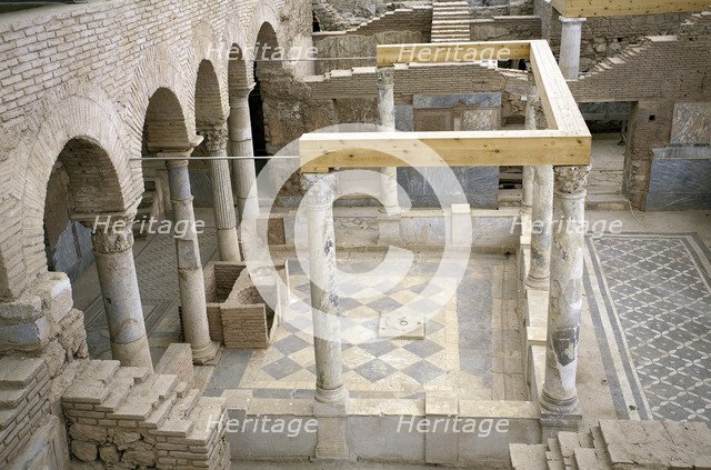 Houses in Ephesus, Turkey. Artist: Samuel Magal
