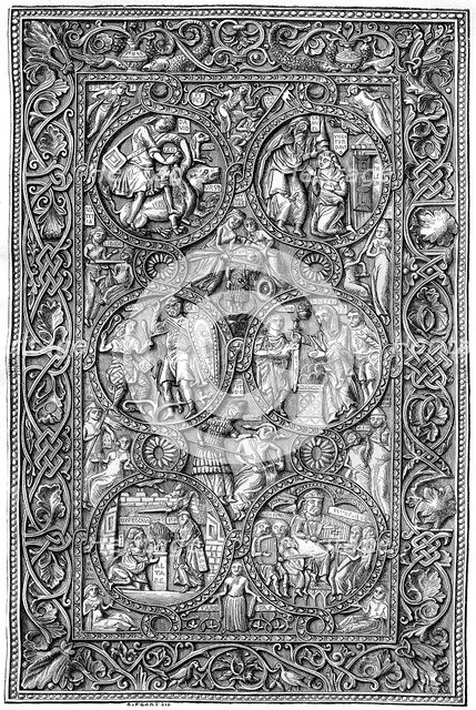 Ivory tablet, 11th century (1882-1884). Artist: Tamisier