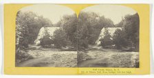 Fall Creek, Ithaca, N.Y. 1st, or Ithaca Fall, from bridge, 150 feet high, 1860/65. Creator: J. C. Burritt.