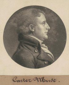 Edward Carter, 1805. Creator: Charles Balthazar Julien Févret de Saint-Mémin.