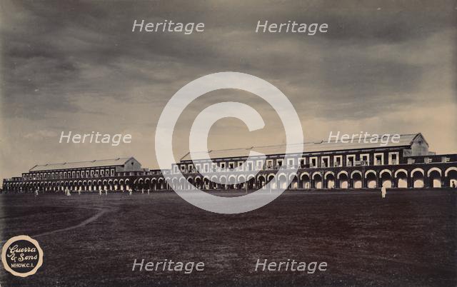 Indian military barracks, c1910. Creator: Unknown.