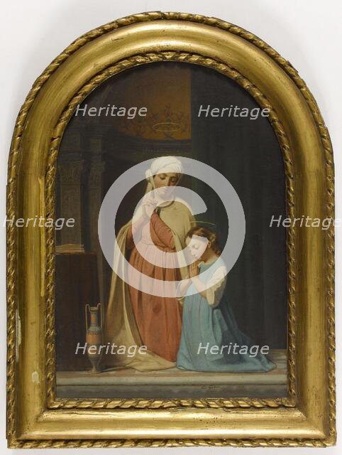 Childhood of the Virgin, 1842. Creator: Edouard Cibot.