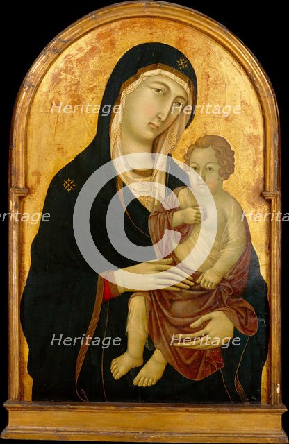 Madonna and Child, ca. 1325. Creator: Workshop of Ugolino da Siena (Ugolino di Nerio) (Italian, Siena, active by 1317-died ?1339/49).