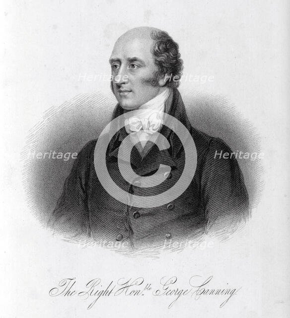 The Right Honble. George Canning, c1800-c1827, (1834-1837). Creator: Samuel Freeman.