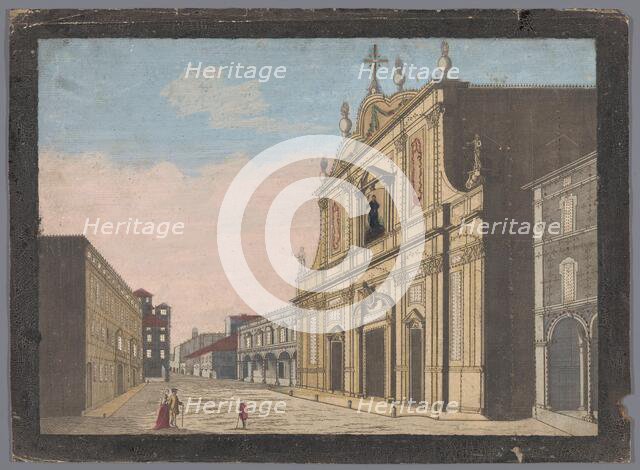 View of the Bologna Cathedral, 1700-1799. Creator: Anon.