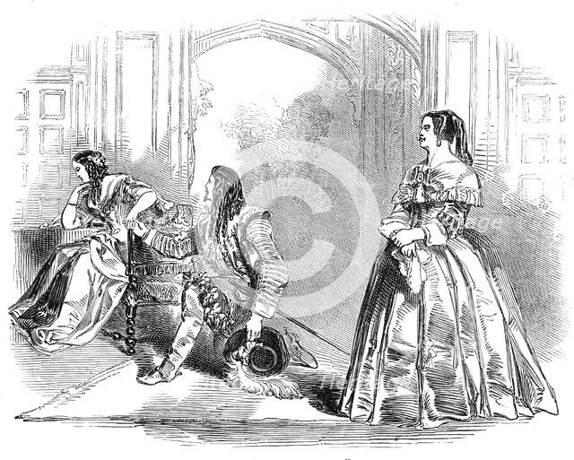 Scene from the new comedy of "The Maiden Aunt", at the Haymarket Theatre, 1845. Creator: Unknown.