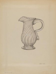 Cream Pitcher, c. 1936. Creator: Janet Riza.