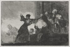 The Proverbs: Two Heads are Better than One or Poor Folly, 1816-1823 (printed c. 1863). Creator: Francisco de Goya (Spanish, 1746-1828).