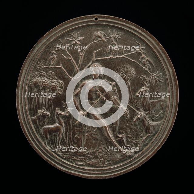 Orpheus Playing to the Animals, late 15th - early 16th century. Creator: Moderno.