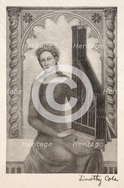 Old Italian Masters: Music, 1888-1892. Creator: Timothy Cole (American, 1852-1931).