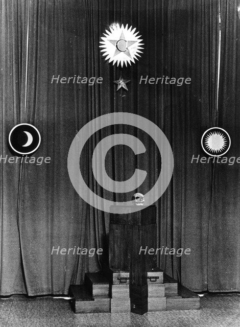 Anti-Masonic exhibit, Brussels, 1941. Artist: Unknown