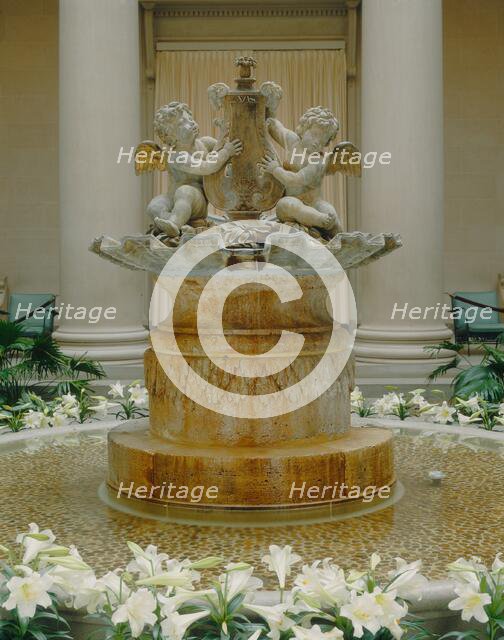 Cherubs Playing with a Lyre, 1672-1673. Creator: Pierre Legros.