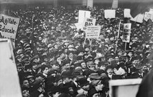 Socialists in Union Square, N.Y.C. [large crowd] Photo, 1 May 1912 - Bain Coll., 1912. Creator: Bain News Service.