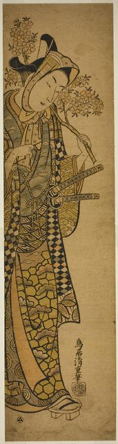 The Actor Sanogawa Ichimatsu l as a young man, c. 1742. Creator: Torii Kiyoshige.