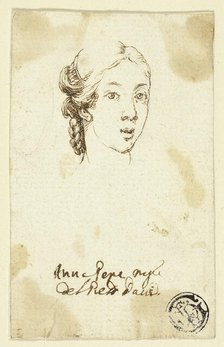 Female Portrait Head, n.d. Creator: Stefano della Bella.