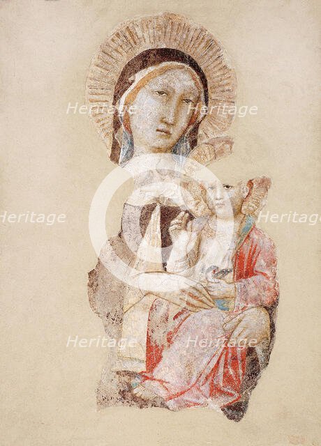 Madonna with Child, 1392-1395. Creator: Gaddi; Agnolo (1350-1396).