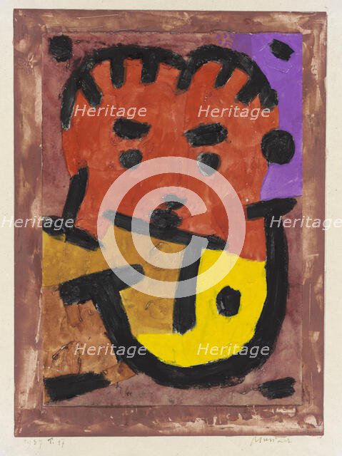 Musician, 1937. Creator: Klee, Paul (1879-1940).