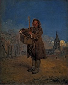 Oil on canvas by Jean-Antoine Watteau entitled 'The Savoyard Boy with marmot' (1716), located in …