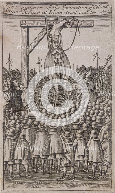 Leadenhall Street, London, (1664?) Artist: Anon