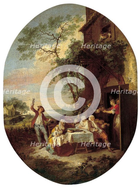 Autumn (From the series The Four Seasons). Artist: Quillard, Pierre-Antoine (1701-1733)