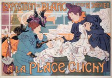 Exposition de Blanc a la Place Clichy, 1898. Creator: Thiriet, Henri (1873-1946).