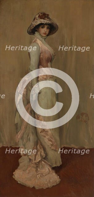 Harmony in Pink and Gray: Lady Meux, about 1916. Creator: James Abbott McNeill Whistler.