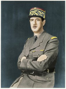 Charles Andre Joseph Marie De Gaulle, 1940. Artist: Unknown.