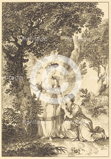 La fiancee du roi de Garbe: L'arbre. Creator: Louis Michel Petit.