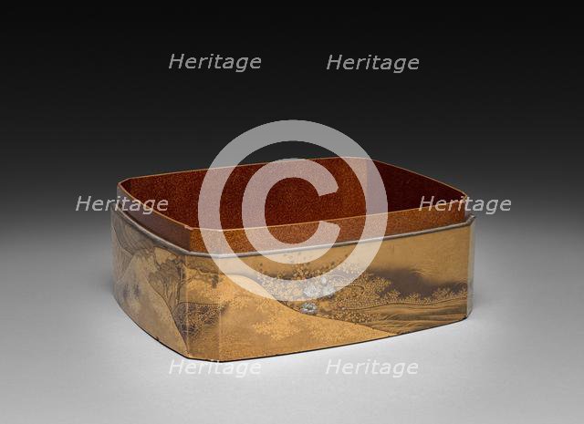 Lacquered Box, 1800s. Creator: Unknown.