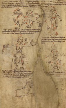 Constellation Diagrams, early 13th century. Creator: Unknown.