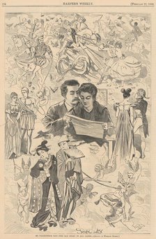Saint Valentine's Day - The Old Story in All Lands. From "Harper's Weekly", 22 February 1868, 1868. Creator: Homer, Winslow (1836-1910).
