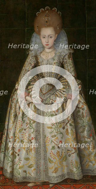 Princess Elizabeth (1596-1662), Later Queen of Bohemia, ca. 1606. Creator: Robert Peake I.