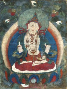 Vajrasattva, Early 19th century. Artist: Tibetan culture  