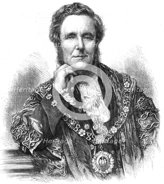 The Right Hon. Sir Sydney Waterlow, Lord Mayor of London, 1872. Creator: Unknown.