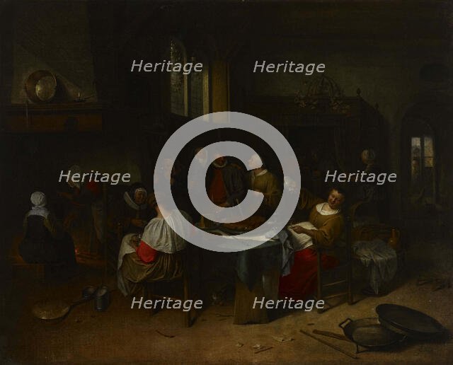 The Christening Feast, 1646-1679. Creator: Jan Steen.