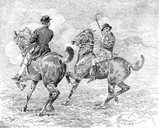 Advertisement for Géraudel's Pastilles, 1895. Creator: Alfred Chantrey Corbould.