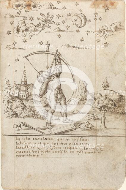 You Are Shooting at Heaven [fol. 9 recto], c. 1512/1515. Creator: Unknown.