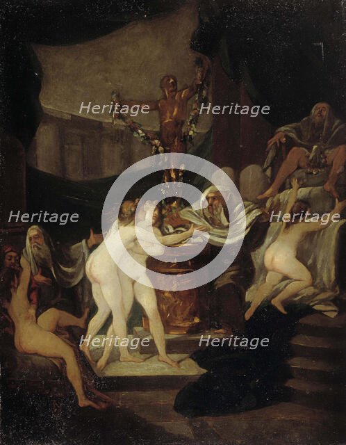 The Feast of Bacchus, 1780-1850. Creator: Alexandre-Evariste Fragonard.