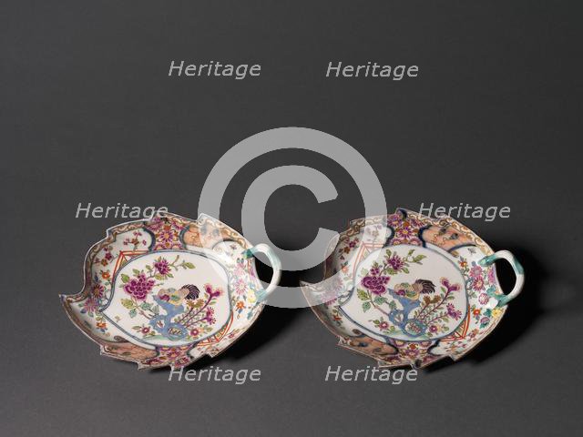 Leaf Dishes, c. 1735. Creator: Meissen Porcelain Factory (German); Johann David Kretschmar (German), possibly by.